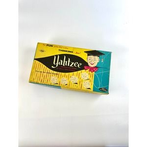 Vintage Yahtzee Game E.S. Lowe Company In Box All Pieces Included